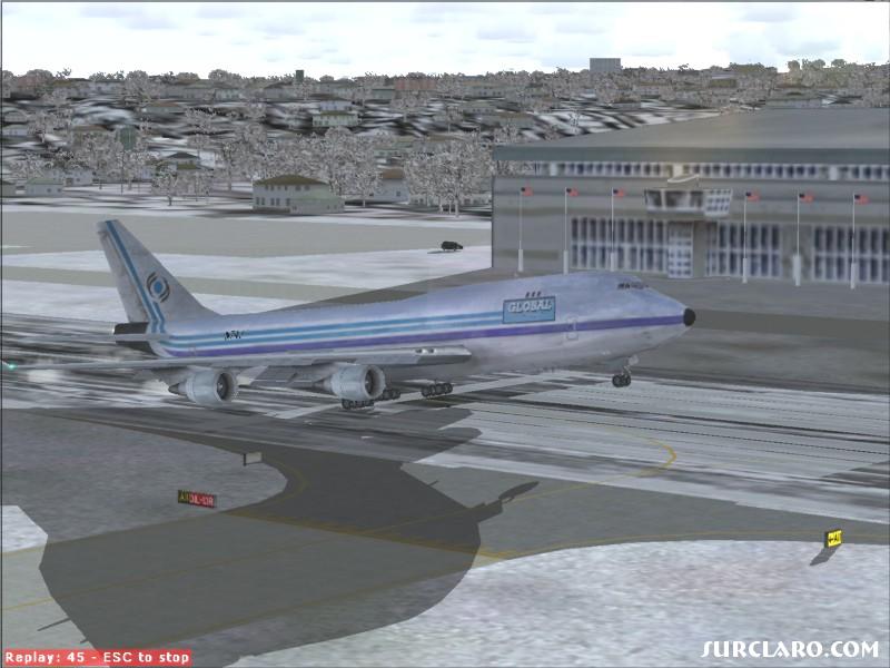 Global Airways 747 Landing