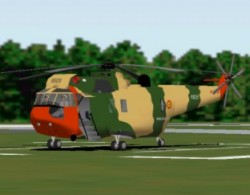 Helicopter Fs2002 Belgian Airforce Westland Seaking Recsue Chopper