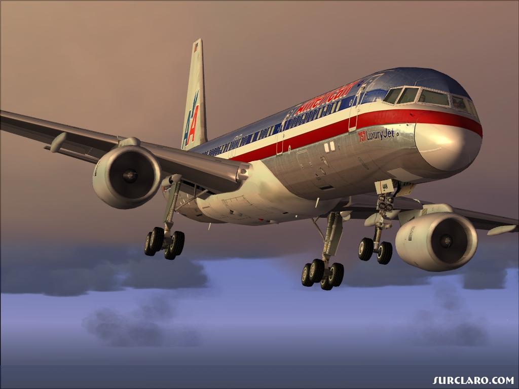AAL B752 Turning for final into TJSJ