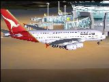 a380 parked at gate 50
