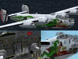 Consolidated B 24J Liberator For Fs 2002 B-24 J-190 (44-40973) The Dragon And His Tail 43R