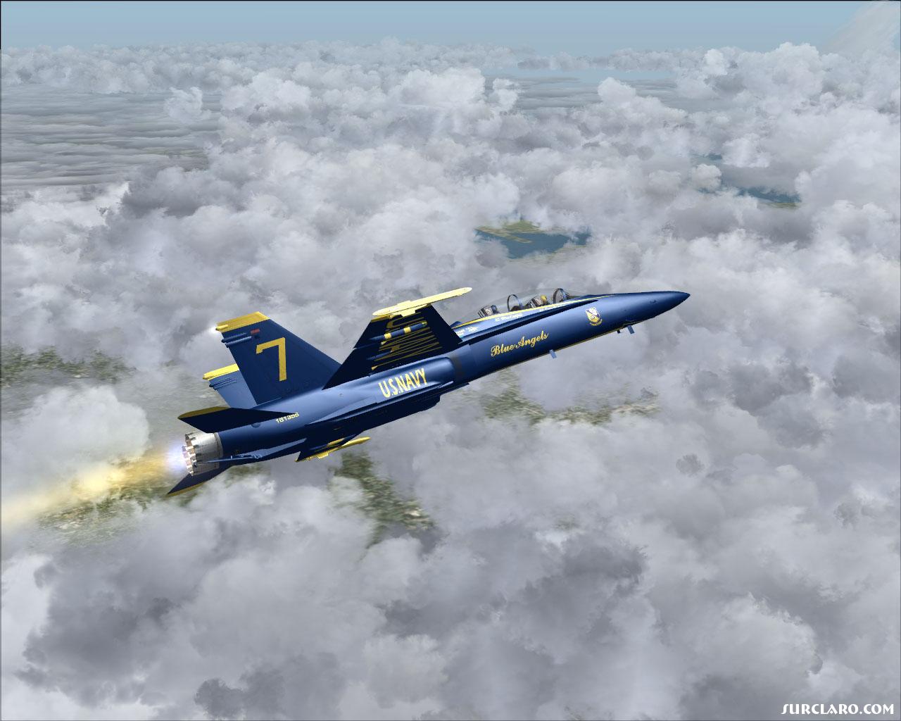 FA-18B Blue Angels 7