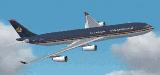 Fs2002 Royal Jordanian Airbus A340-300 (Promaxl4) L4, Features New Fs2002 Nav, Strobes Lig — 1