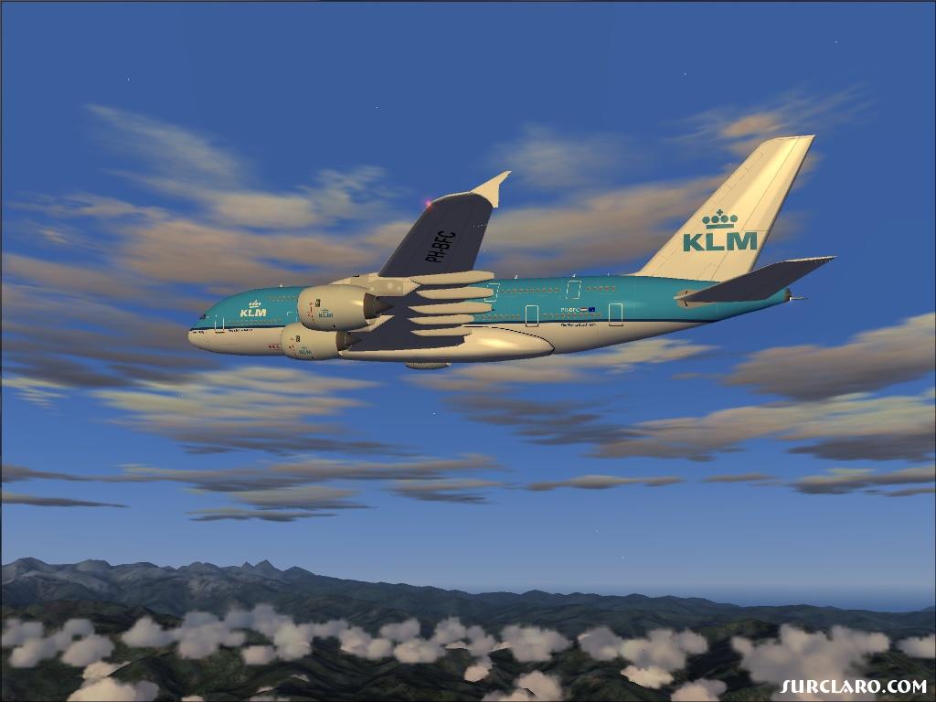 KLM A380 photo shoot