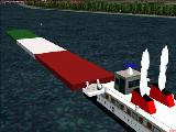 Fs2002 Scenery Design - River Barge Tow & Barges — 1