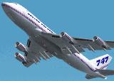 Fs2002 747-400F House Livery This Is The Very First 747-400 Freighter, N6005C Is Shown Her
