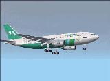 Fs2002 Pakistan International Airbus A310-300 With Photoreal And Reflective Textures — 1