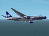 Fs2002 Aeromexico Boeing 777-200Er The Famous Triple 7 In Aeromexicos Scheme, This Airplan