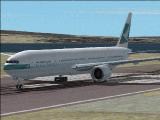 Fs2002 Meljet 777-300 Cathay Pacific Model Design: Melvin Rafi Repaint: Justin Sinclair