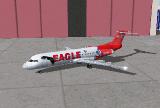 Fs2002 Fokker F-70 Eagle Air Charter A Textures Repaint Of The Project Fokker F70 In The C — 1