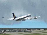 Fspainter Airbus A340-500 In Singapore Airlines Livery, Virtual Registration (For Now) 9V-
