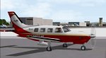 Fs2002 Propeller Aircraft, Abacus Private Pilot, Piper Malibu Red-White Repaint — 1