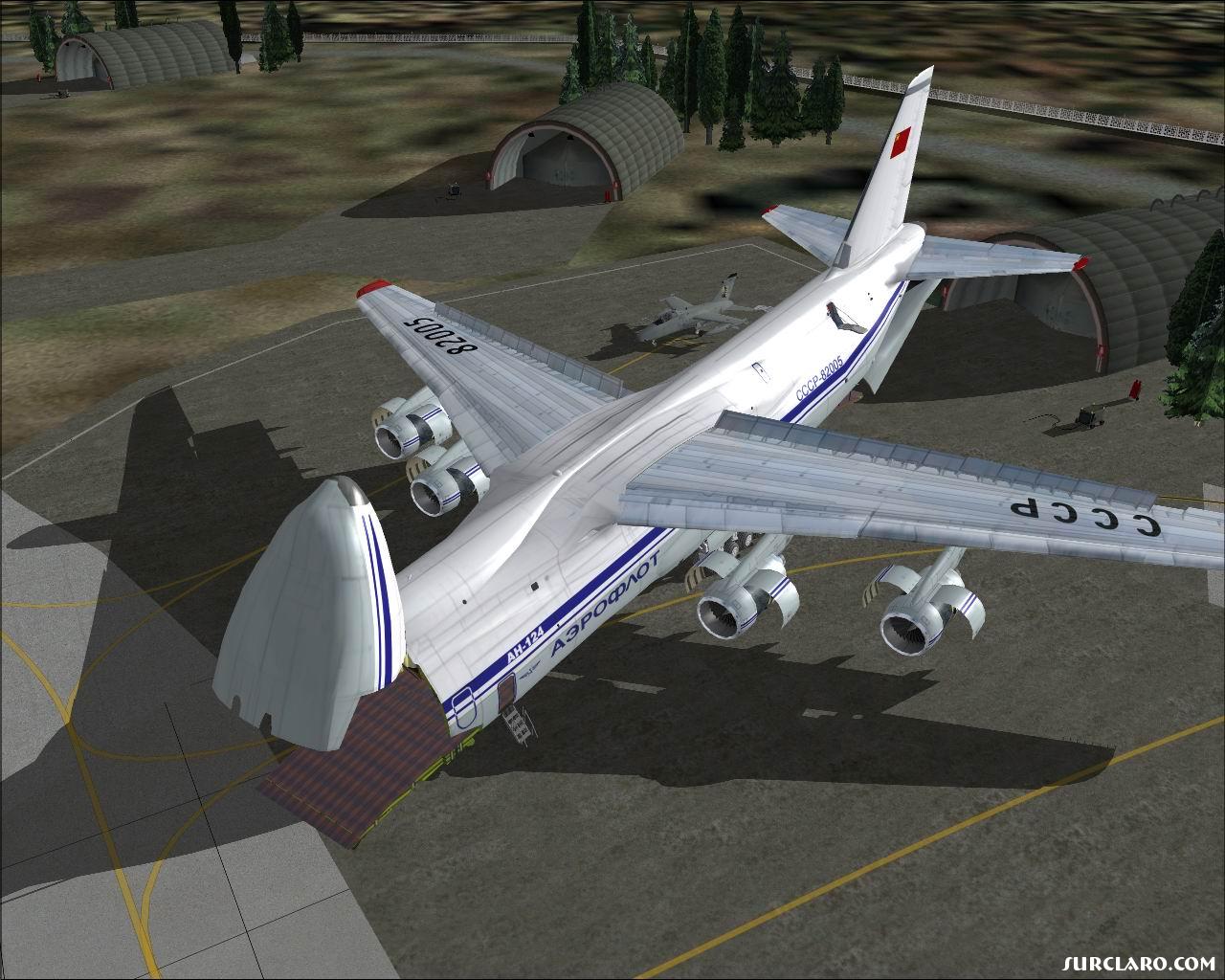 Antonov 124 parked