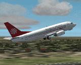 Ai Aardvarks Boeing 737-500 In Georgian Airlines Airzena Livery, With 32-Bit Mipmapped Tex