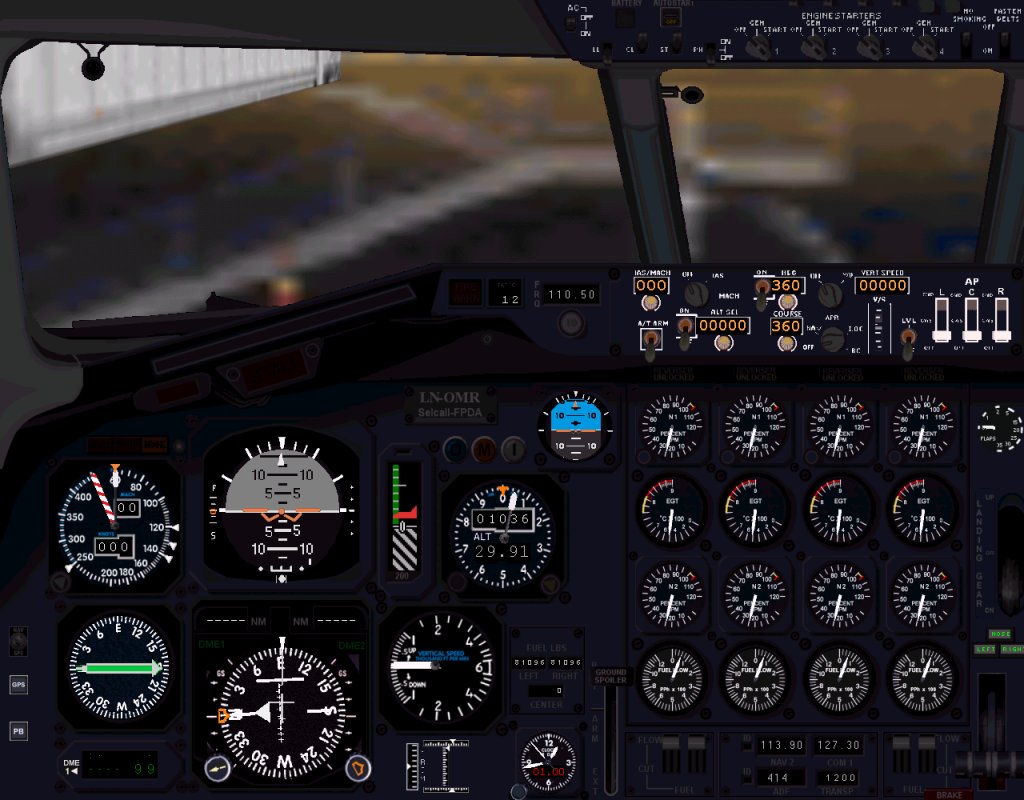 Fs2002 Panel - Mcdonnell Douglas Dc-8 Series Panel V2.0