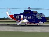 Fs2002 Sikorsky S-61N British International 26 Seater Civilian Helicopter Used By British