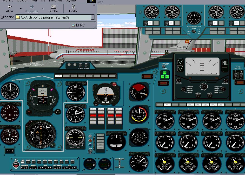 Flightsim Fs2004/Fs98/Fs2002 Panel - Ilyushin Il-62M V1.0 — 1