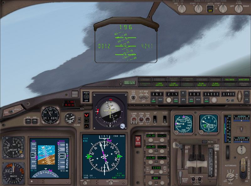 Fs2002 Pro Panel - Redesigned Boeing 777-300 Panel - Generic — 1