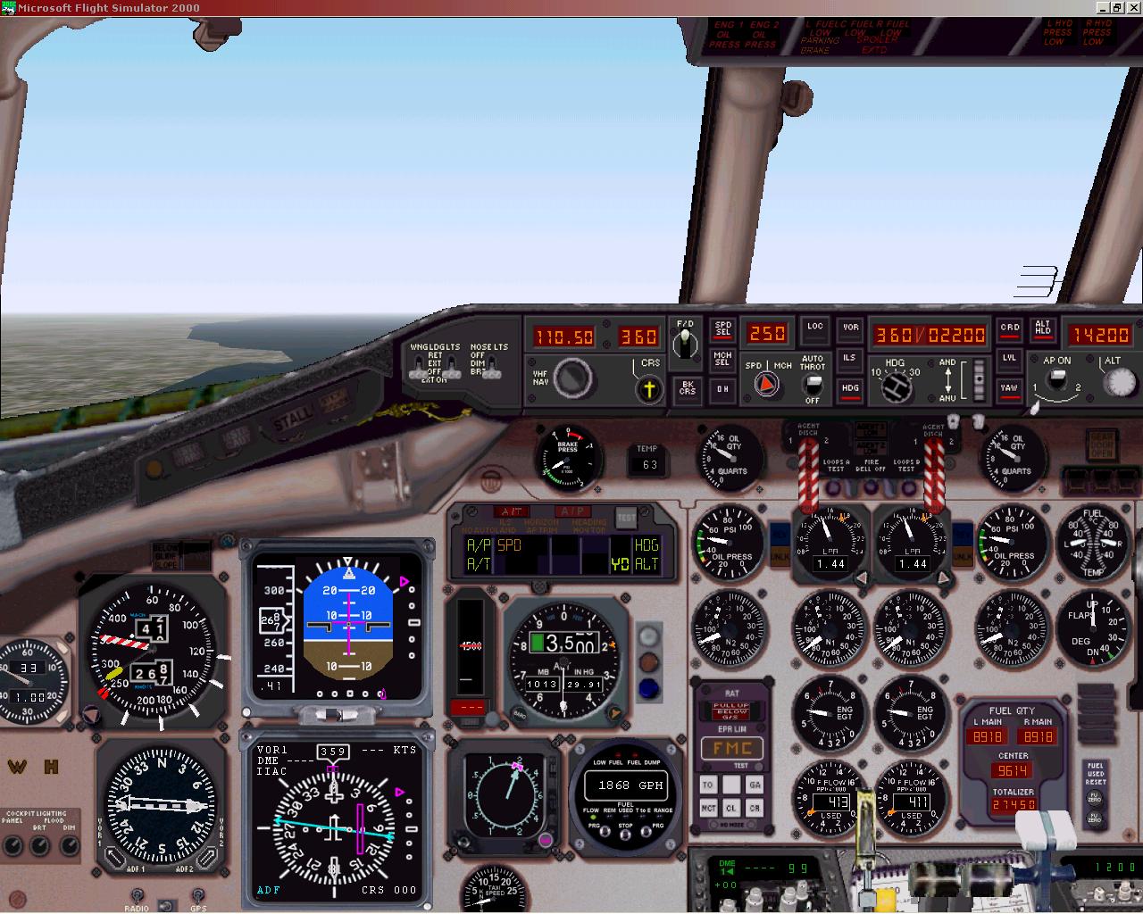 Fs2002 Panel - Panel In Brown And Digital Hsi-Adi For Paul Golding Md-80 Panel — 1