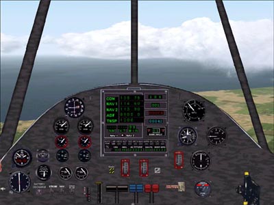 Fs2002 Panel - Dehavilland Dh-88 Comet-Panel, Grosvenor House — 1