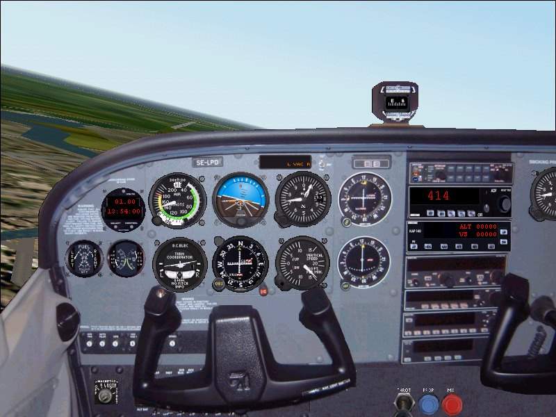 Fs2002 Panel - Cessna 172 Picturereal Panel — 1