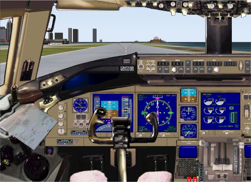 Fs2002 Panel - Boeing 767-400 Er — 1