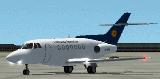 Fs2002 - British Aerospace Bae 125 ,Bae 125 Executive Jet In Lufthansa Colors