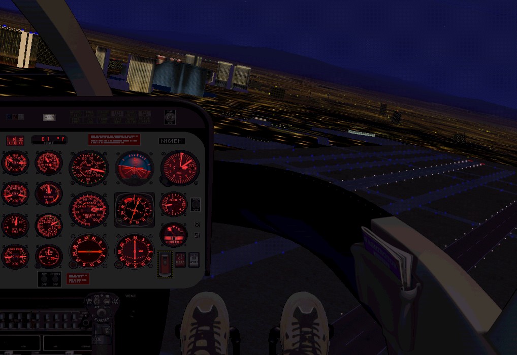 Fs2002 Panel - Textures Repaint Of The Original Bell 206B Jetranger Panel V1 — 1
