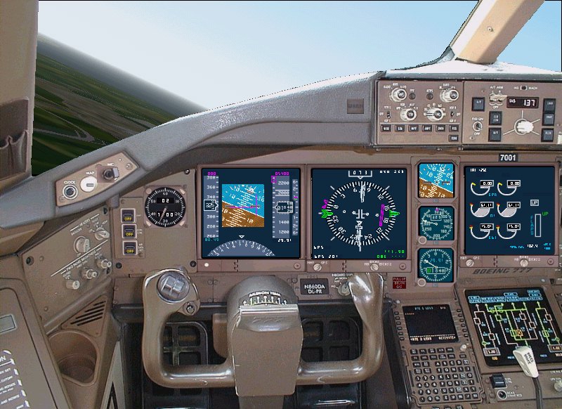 Fs2002 Panel - Boeing 777 Picturereal Panel — 1