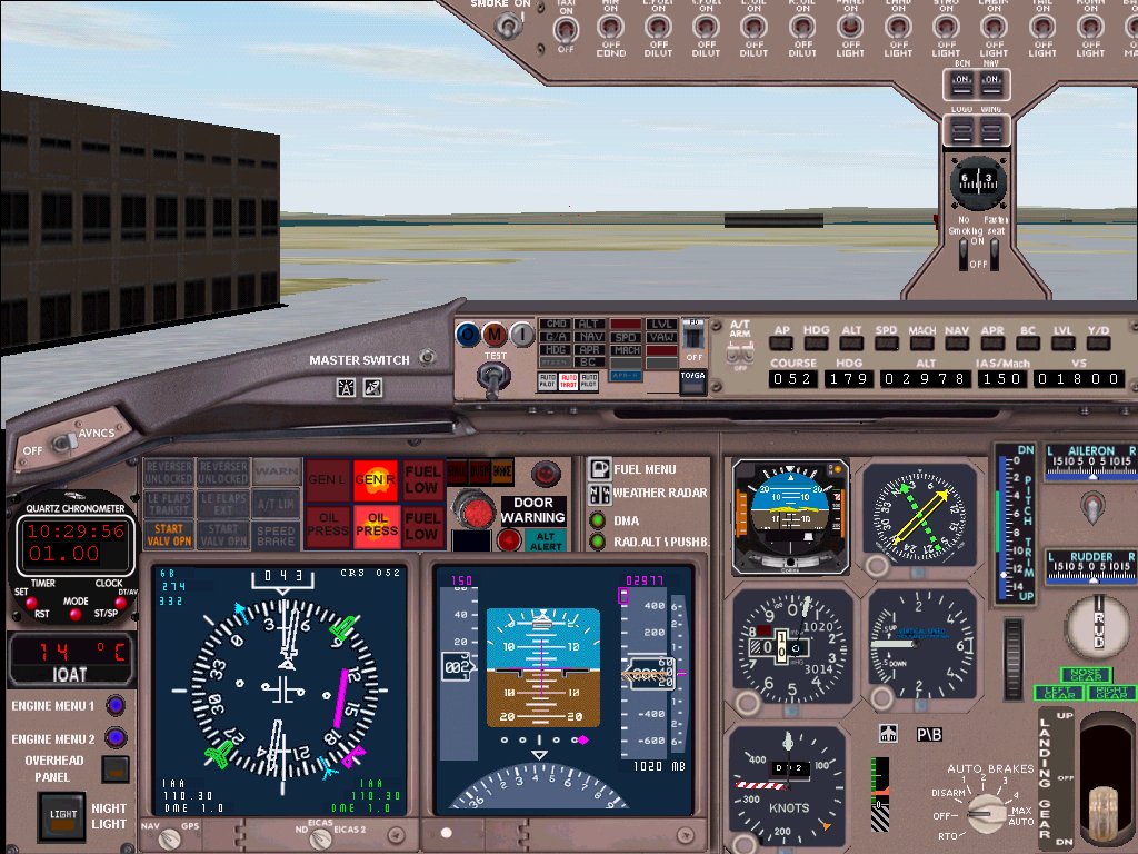 Fs2002 Panel: - Boeing 777-300 Hi-Tech Panel — 1