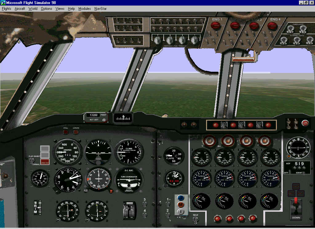 Flightsim Fs2004/Fs98 Panel: Bristol 312 Britannia — 1
