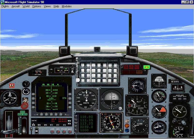 Flightsim Fs2004/Fs98 Panel - Mb339Cb As Flown By 14Sqn Rnzaf — 1