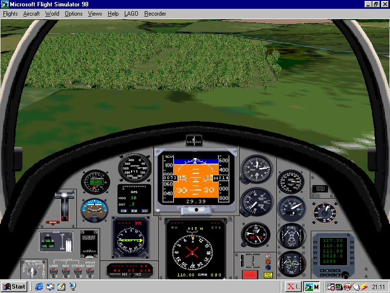 Flightsim Fs2004/Fs98 Scenery - Representation Of A Simple Raf Harrier Woodland Hide — 1