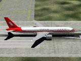 Boeing 757-200Pw In China Shanghai Livery; With 32-Bit Textures