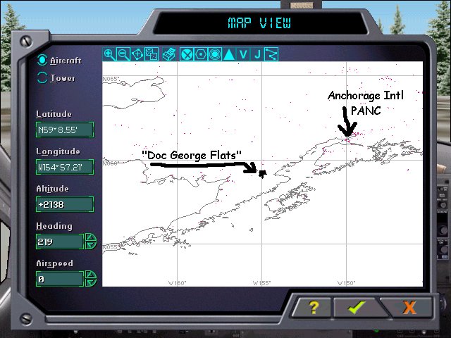 Fs2002 Scenery - "Doc George Flats" Bush Pilot Scenery — 1