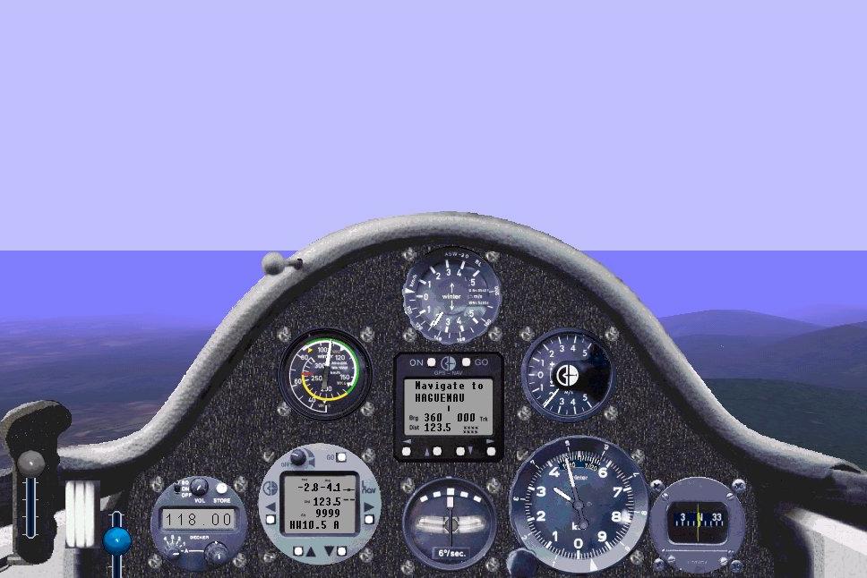 Flightsim Fs2004/Fs98 Schleicher Asw 20 Bl Delta 2 Glider