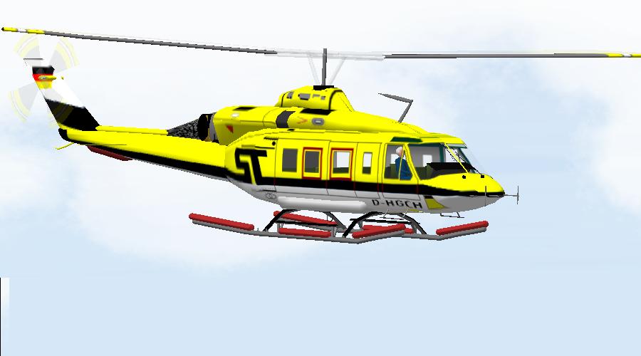 Fs2002 Helicopters German Choppers Bell214St — 1