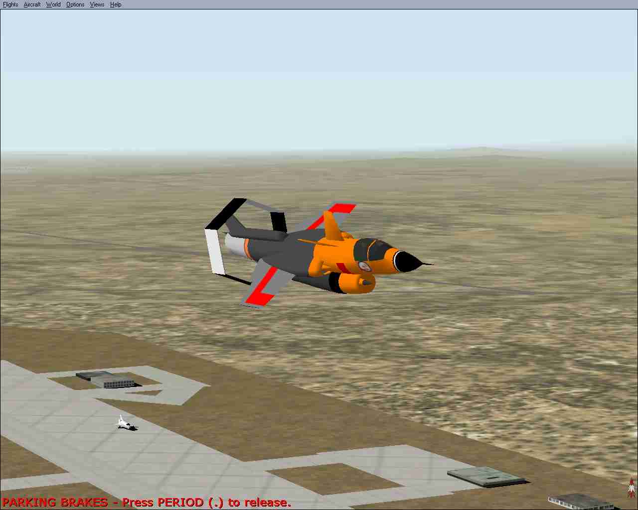 Fs2002/Cfs/Cfs2 Military Zombite Fighter From "Thunderbirds" — 1