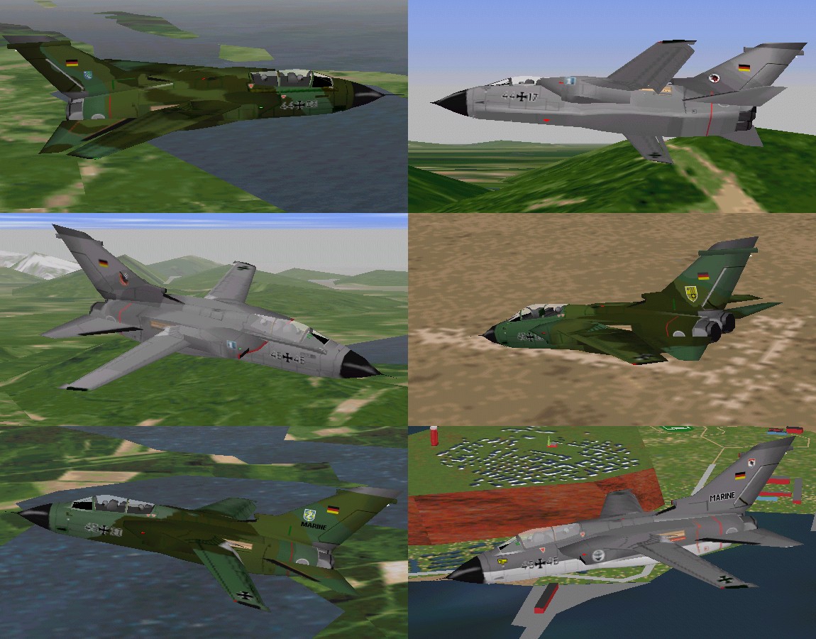 Flightsim Fs2004/Fs98 Military Luftwaffe/German Air Force Panavia Tornado Ids V2.0 — 1