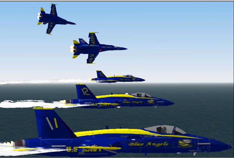 Fs2002/Cfs/Cfs2 Military Us Navy Blue Angels Mcdonnell Douglas F-18/A Hornet — 1