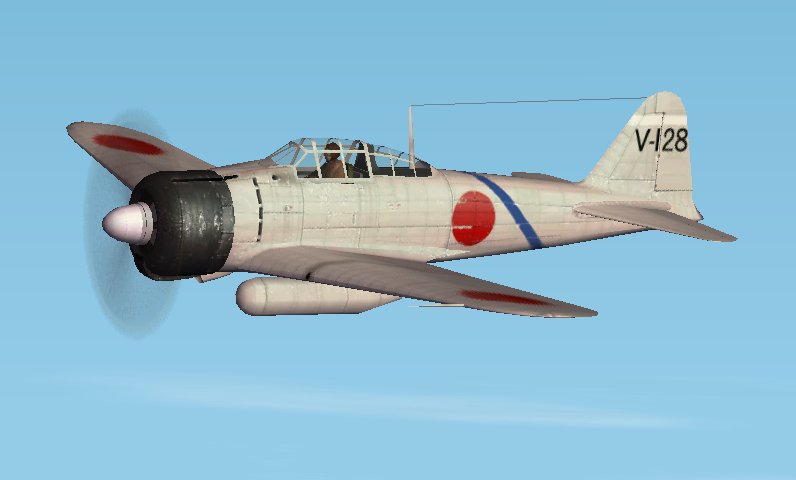 Military: Cfs2 A6M2 Zero Model 21 Of The Tainan Ag, Flown By Pilot Officer 1St Class Sabur