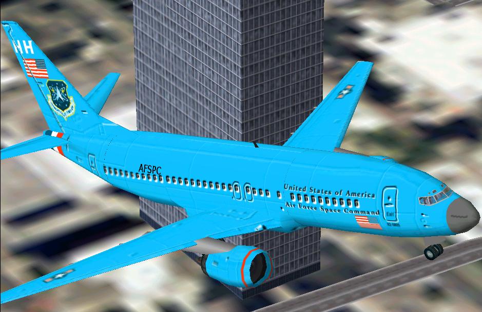 Fs2002 Air Force Space Command Boeing 737-400 — 1