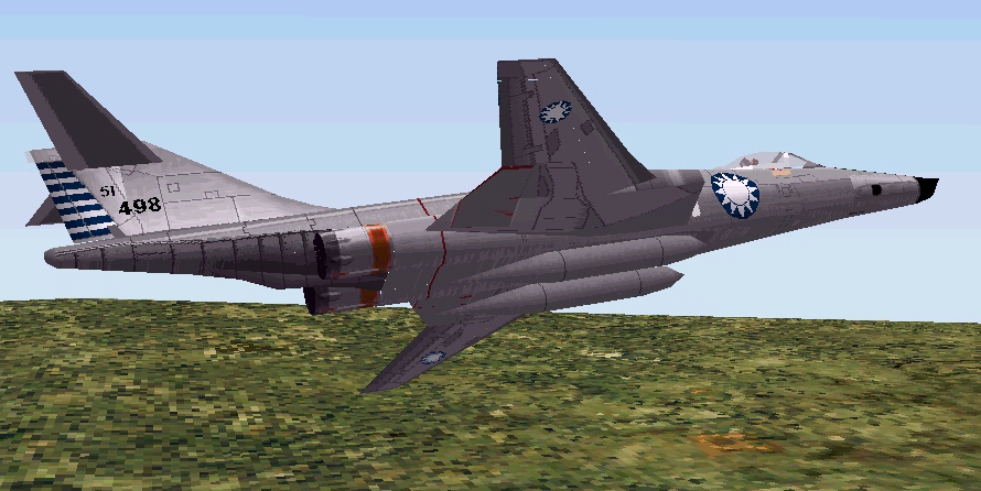 Flightsim Fs2004/Fs98/Fs2002 Military Rocaf Mcdonnell Rf-101A Voodoo — 1