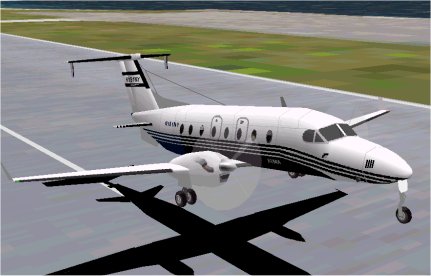 Fs2002 Pro Raytheon/Beechcraft B1900D In Factory Colors — 1