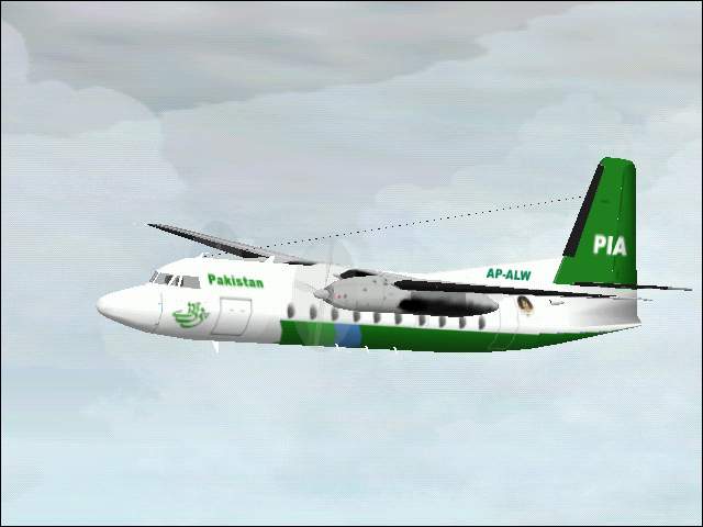 Fs2002 Pakistan International Fokker F27 Mk 400