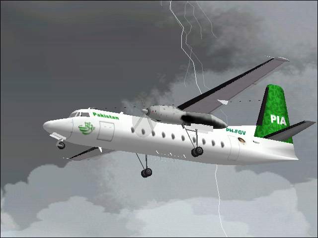 Fs2002 Pakistan International Fokker F27 Mk 200