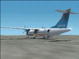 Arkia Atr72-500 For Fs2002 This Is A Textures Repaint Of Francisco Sánchez-Castañers Great — 1