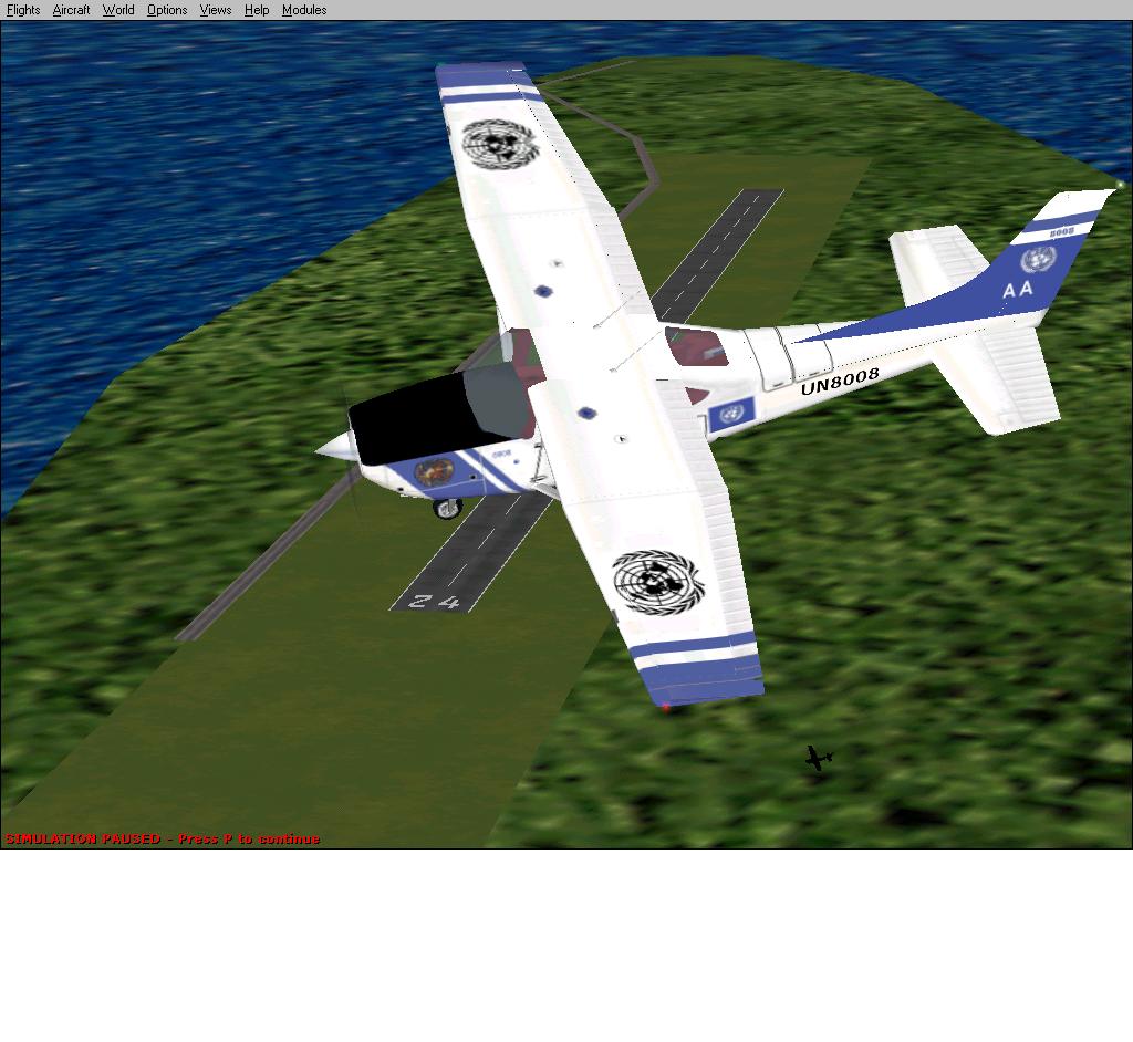 Fs2002 United Nations Cessna 182Rg Aircraft