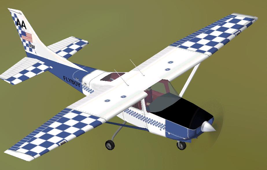 Fs2002 Aerobatic C182Rg Aircraft