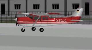 Flightsim Fs2004/Fs98 Cessna 172 In Private Colors D-Egjc
